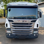 Acabamento Grade Frontal Inox Scania P 2013 a 2018