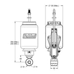 Molas Pneumáticas Cabine Scania S4 S5 G R 2006 2011 Traseira