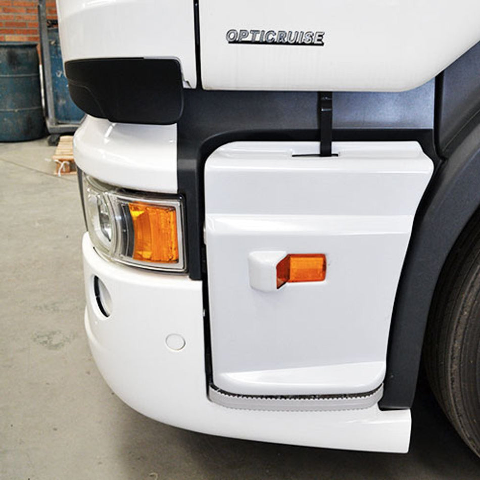 Tampa Estribo Scania S5 2010+ Polímero Branco