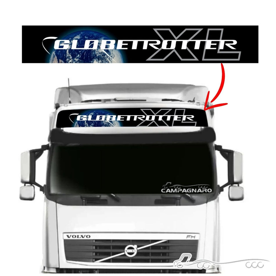 Adesivo Luminoso Volvo XL Globetrotter Original Envernizado