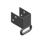 Suporte Carroceria Madeira Gancho Redondo Caminhão