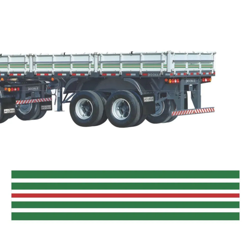 Faixa Adesiva Scania 113 Top Line Verde/Pink - 27 Peças