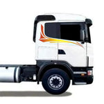 Faixa Lateral Adesiva Scania 2006 Evolução Azul/Amarelo