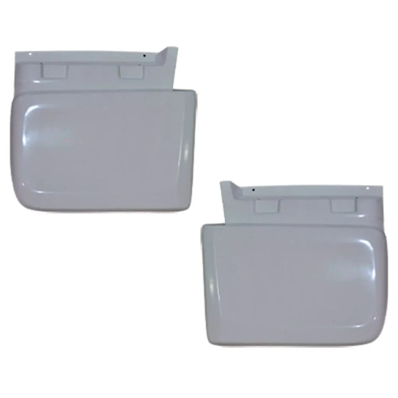 Tampa Estribo DAF XF Par Polímero Branco Esquerdo Direito