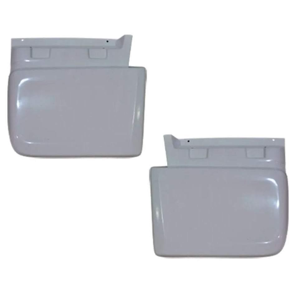 Tampa Estribo DAF XF Par Polímero Branco Esquerdo Direito