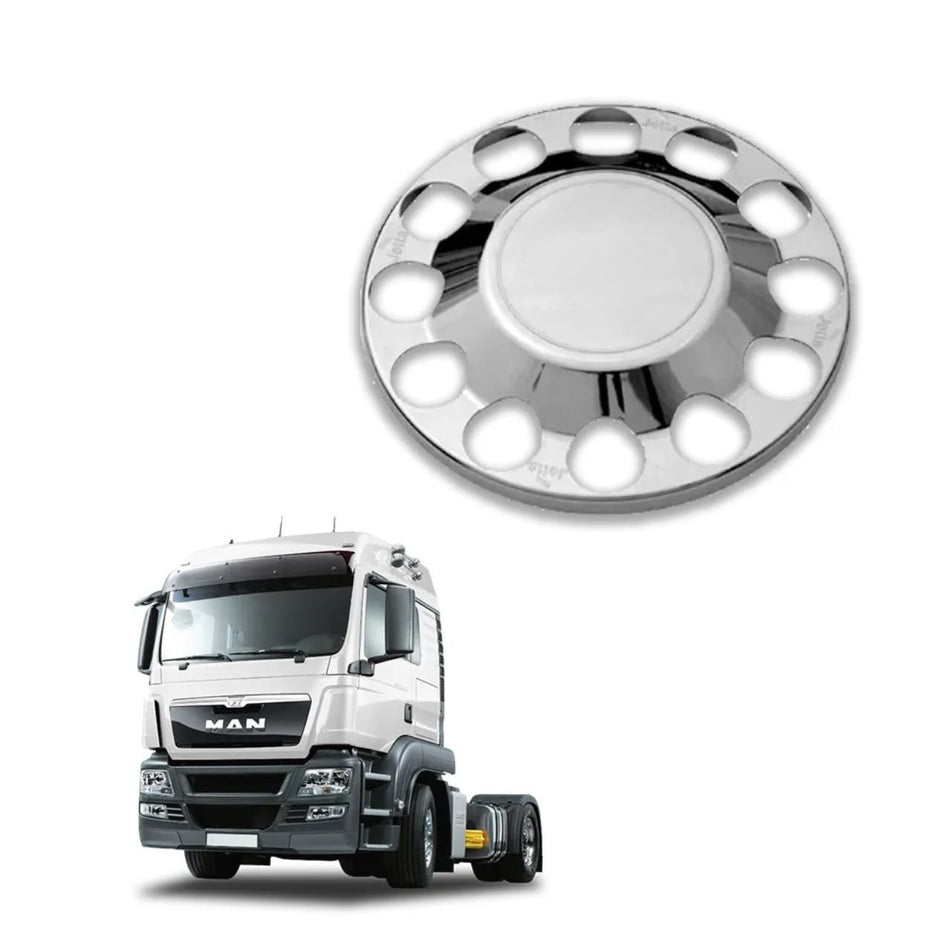Tampa Cubo Tração MAN Cromada ABS