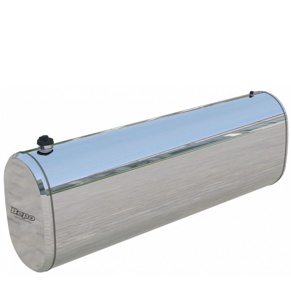 Tanque Combustível Auxiliar Inox 350L Oval Completo Caminhão