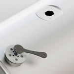 Tanque Lateral Inox Volvo 190/310/360/425L c/ Bocal Tampa