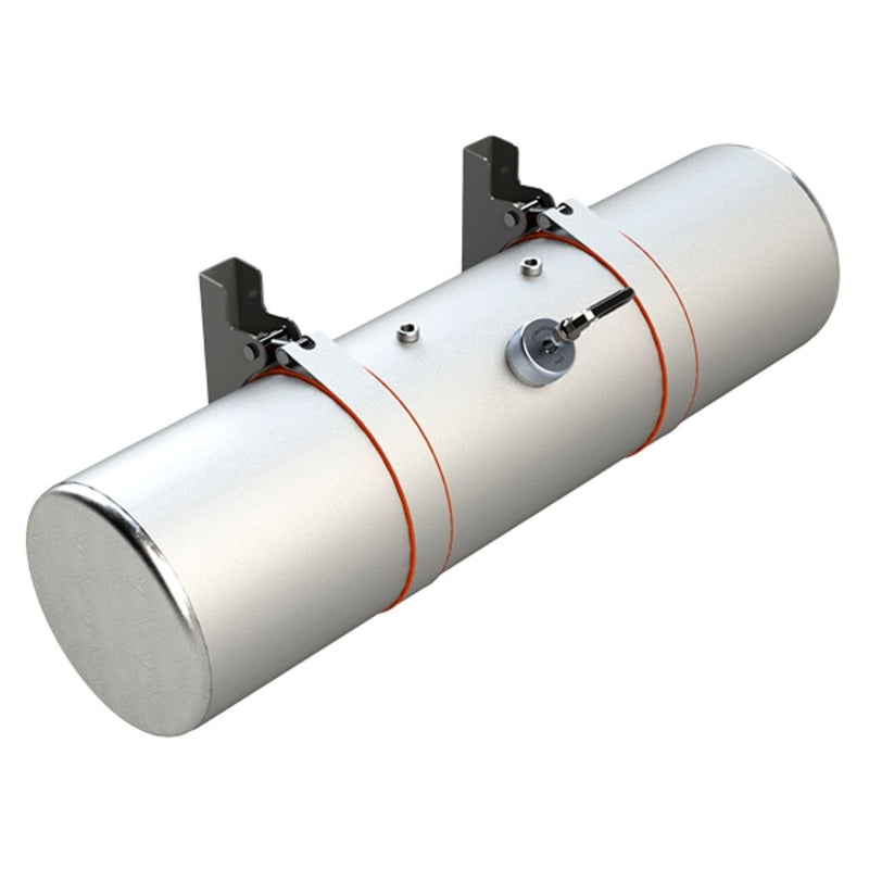 Tanque Auxiliar Inox 80/95/120L Tampa Antivazamento Caminhão