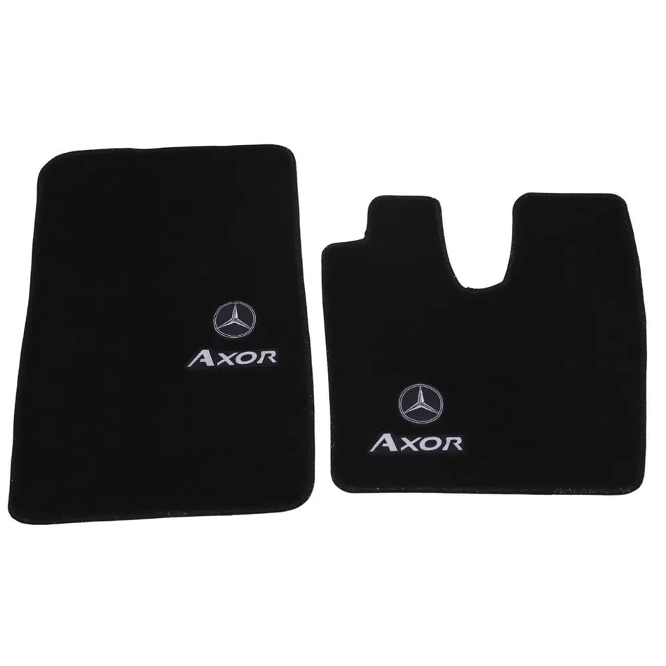 Jogo Tapete Preto Mercedes-Benz Axor 5 Peças Borracha