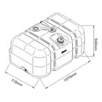 Tanque Plástico Ford Cargo 150L - Todos os Modelos