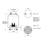Conjunto Molas Pneumáticas Facchini 2006+ Suspensão Eixo