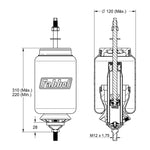 Mola Pneumática Cabine Scania S4 S5 R até 2011 Dianteira