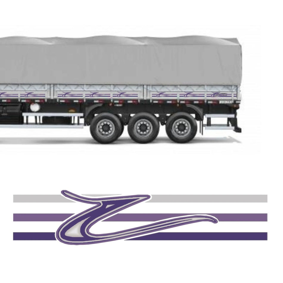 Faixa Adesiva Volvo Globetrotter 2000 Kit 27 Peças