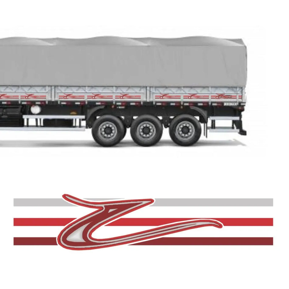 Faixa Adesiva Volvo Globetrotter 2000 Kit 27 Peças