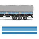 Faixa Adesivo Carreta Volvo Intercooler 27 Peças Azul/Preto