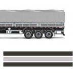 Faixa Adesivo Carreta Volvo Intercooler 27 Peças Azul/Preto