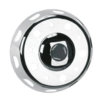 Calota Americana Dianteira Inox Sem Câmara Aro 22,5 - Par