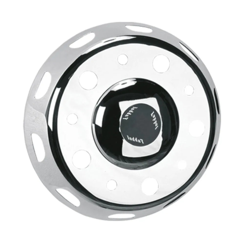 Calota Americana Dianteira Inox Sem Câmara Aro 22,5 - Par