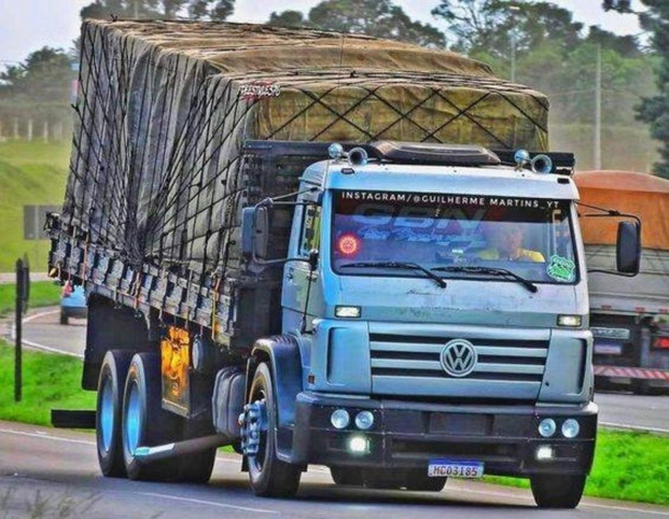 Canhão LED Vermelho 12/24V Cabine Caminhão Grande