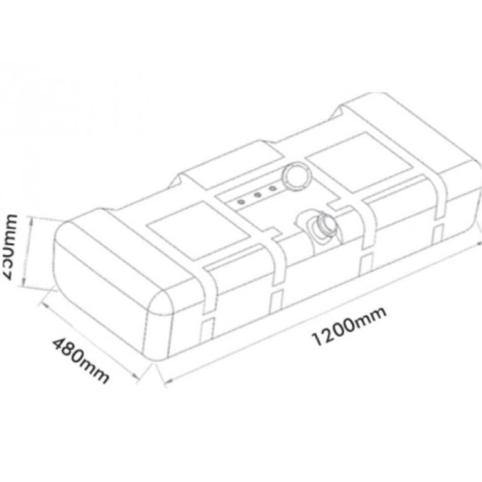 Tanque Combustível 100L Mercedes 608D 608E 708E
