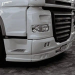 Spoiler DAF XF Plástico Branco Kit Completo Aerodinâmico