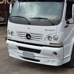 Spoiler Mercedes-Benz Accelo Plástico Branco Completo