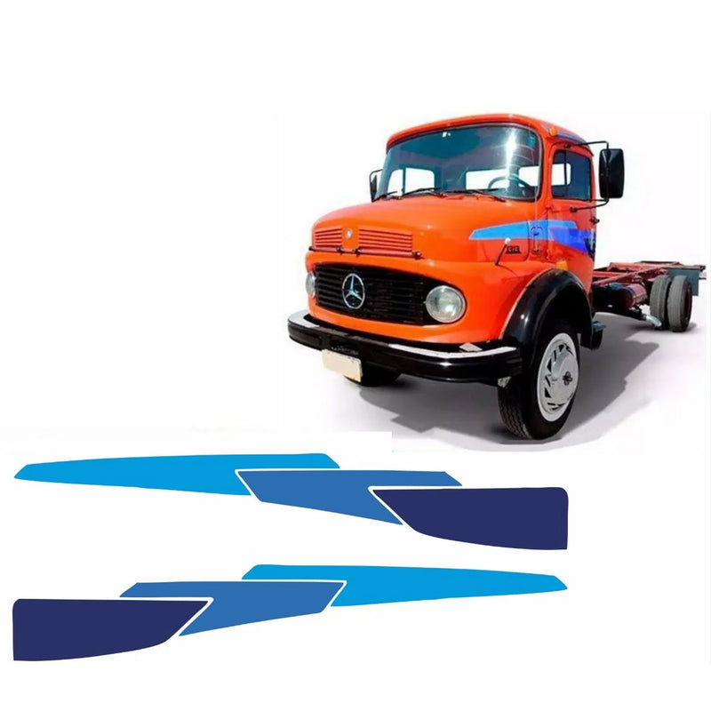 Adesivo Mercedes-Benz 1113 1518 1313 Azul Original