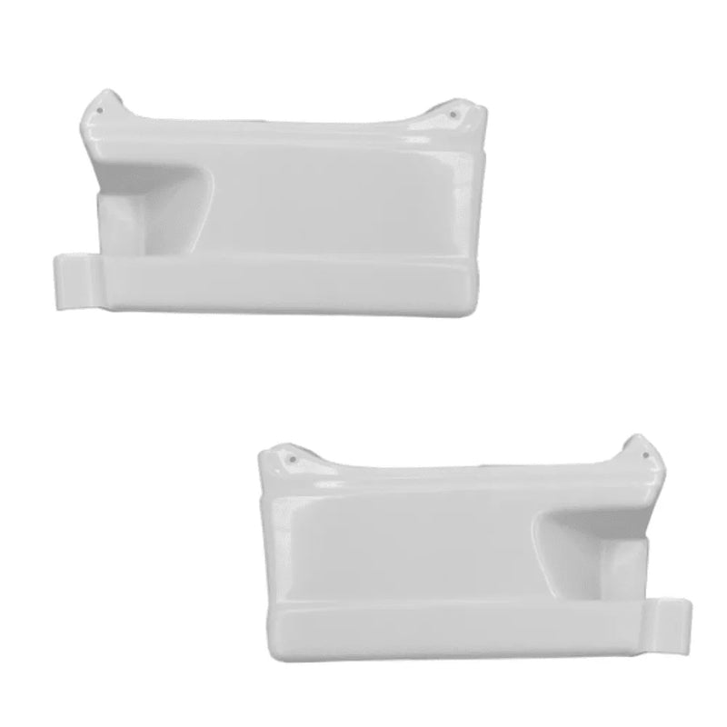 Tampa Estribo Mercedes-Benz Atego 1 Degrau Branca Par