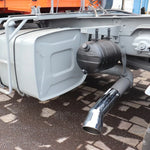 Ponteira Cromada Curva Longa Escapamento Caminhão 4" 5"