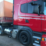 Ponteira Cromada Reta Americana 4" 4,5" 5" - Caminhão