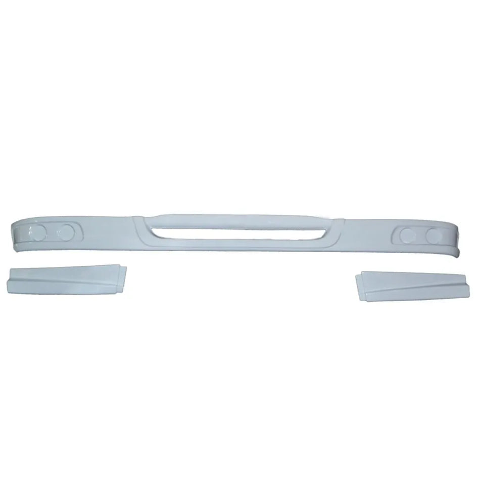 Spoiler DAF XF Plástico Branco Kit Completo Aerodinâmico